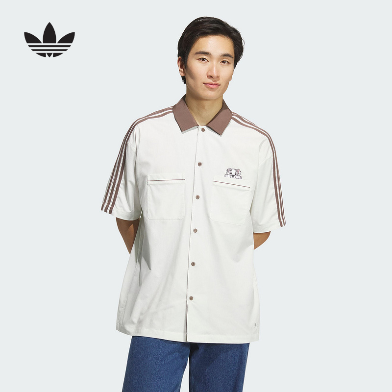 adidas阿迪达斯中性迪士尼101斑点狗联名运动短袖翻领衬衫KG6690