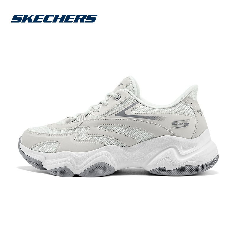 Skechers斯凯奇女鞋休闲鞋25夏新款健步鞋低帮运动鞋 117687/LTGY