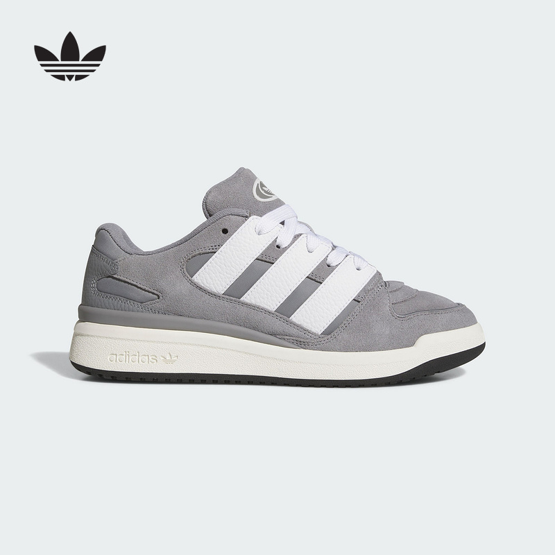 adidas阿迪达斯三叶草男女鞋25春季新款FORUM2000运动板鞋 JS0997