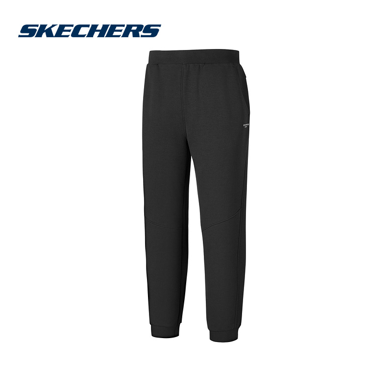 Skechers斯凯奇秋新款女休闲运动透气收口针织长裤 P325W051-03B6