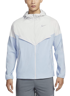 Nike耐克防泼水男子跑步夹克防晒衣皮肤衣夏季软壳外套FB7541-094