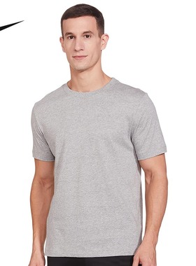 耐克短袖男装2025夏季新款跑步训练运动服灰色半袖T恤 CZ6367-063