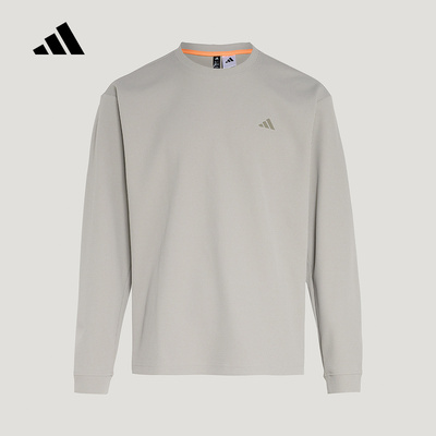 adidas阿迪达斯宽松套头衫2026春TH WAFFLE CREW男休闲卫衣KR2542