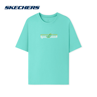 SKECHERS2025夏中性短袖衫 L225U158-000U