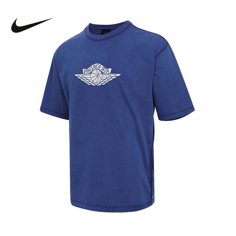 NIKE耐克短袖男夏新款JORDAN水洗做旧复古宽松运动T恤IB3131-485