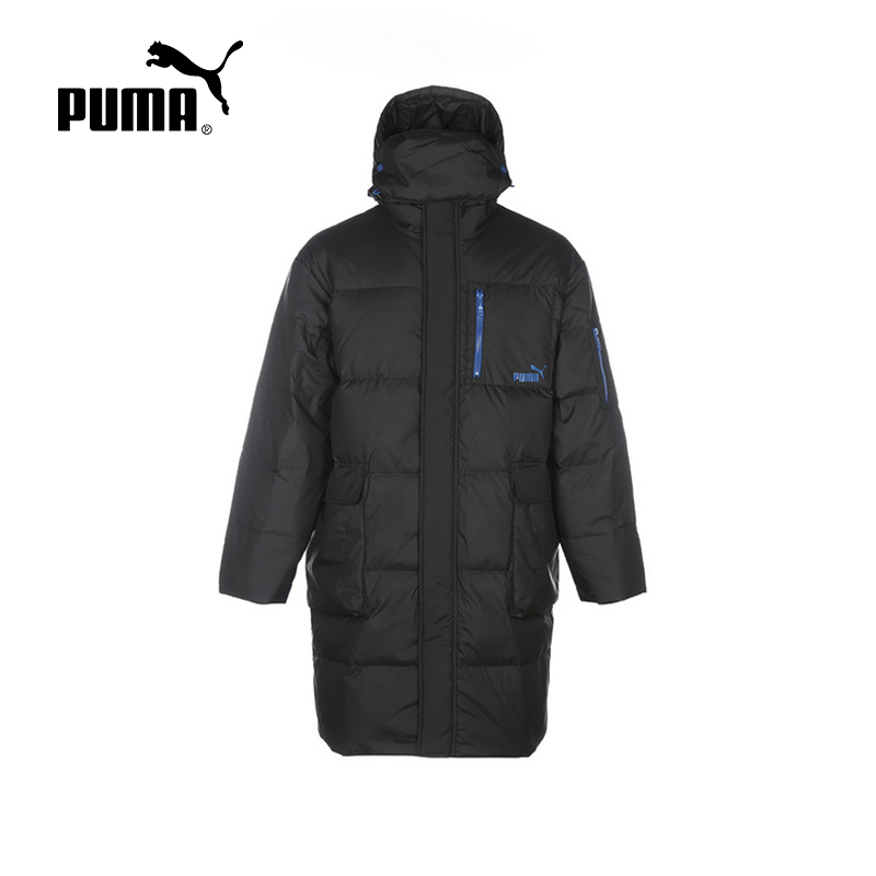 PUMA彪马男女同款冬季舒适连帽保暖休闲长款羽绒服外套625613-01