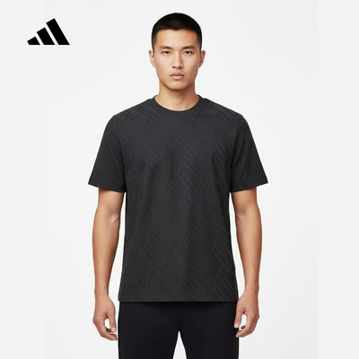adidas阿迪达斯武宗系列圆领短袖上衣2026春男休闲半袖T恤 KW4763