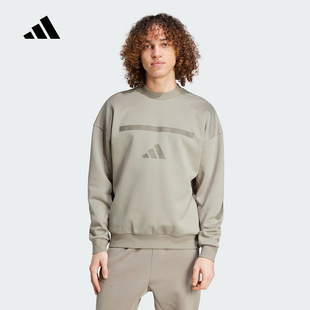 adidas阿迪达斯2025春季 休闲运动百搭舒适宽松圆领卫衣JP0383 男款