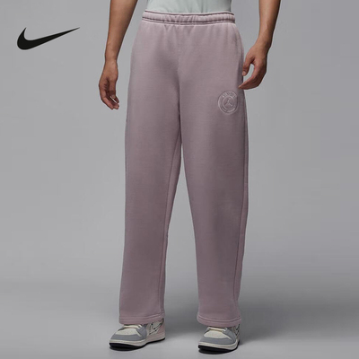 Jordan耐克男裤冬新款巴黎圣日耳曼刺绣直筒裤运动长裤HV3429-627