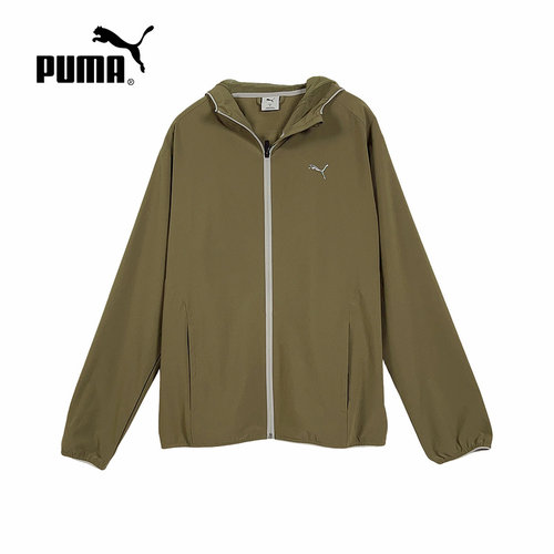 PUMA彪马夏季新款男Flex休闲上衣跑步健身运动梭织外套528933-33