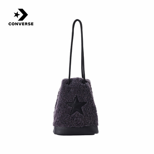 Converse匡威2026秋冬男女同款单肩包毛绒时尚休闲拎包UAC030-GDA