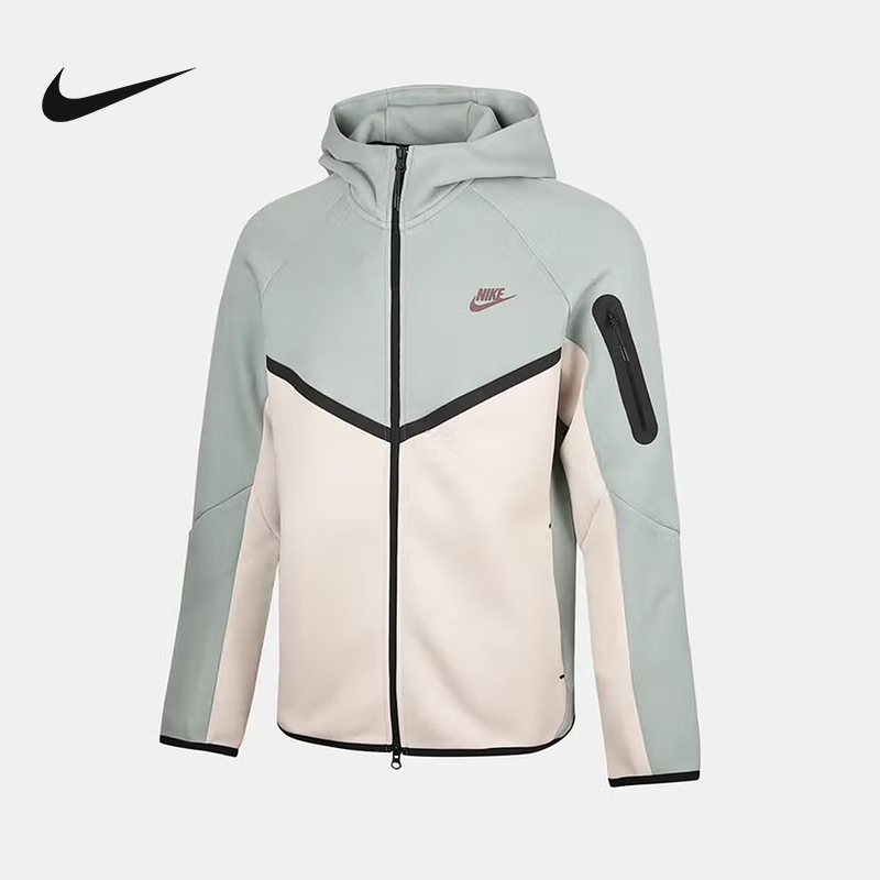 NIKE耐克连帽外套男子秋新款时尚运动服跑步针织夹克HV0950-020