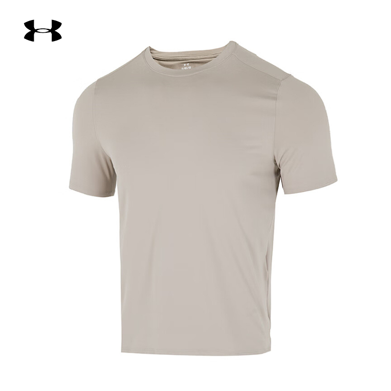 UA安德玛t恤秋冬男子Meridian健身训练运动休闲短袖1386973-203