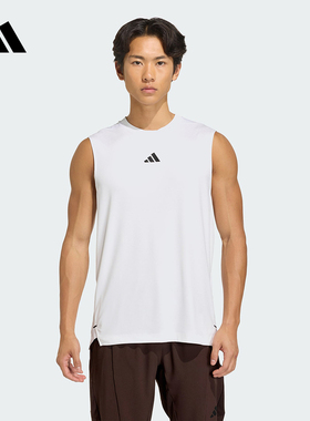 adidas阿迪达斯速干运动上衣修身舒爽健身服2026夏男背心 KD0376