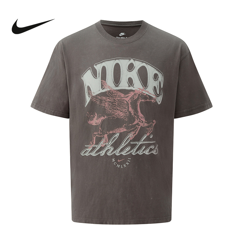 Nike耐克短袖男夏季飞马印花宽松透气圆领半袖运动T恤IH5070-289