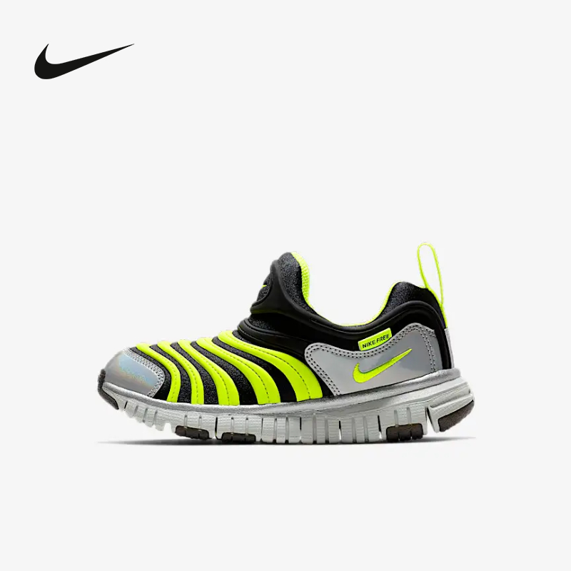 耐克男女小童鞋DYNAMO FREE Y2K (PS)毛毛虫幼童运动鞋CI1185-081
