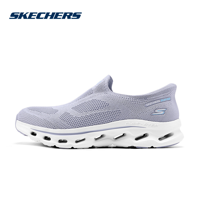 斯凯奇2025夏休闲鞋闪穿鞋休闲男女一脚蹬健步鞋运动鞋125120-LAV