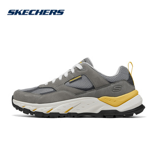 GRY 210990 Skechers斯凯奇男鞋 春户外厚底缓震舒适耐磨休闲运动鞋