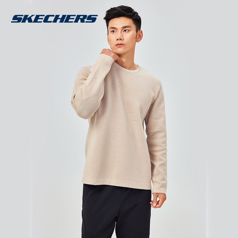 SKECHERS(斯凯奇)2024冬男套头卫衣 P424M009-01CG