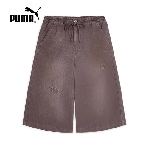 PUMA彪马2026秋女士运动裤宽松潮流时尚百搭休闲8分裤 639855-93