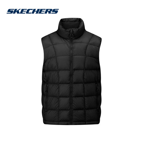SKECHERS(斯凯奇)（新品）2026冬男羽绒背心 P426M050-0018