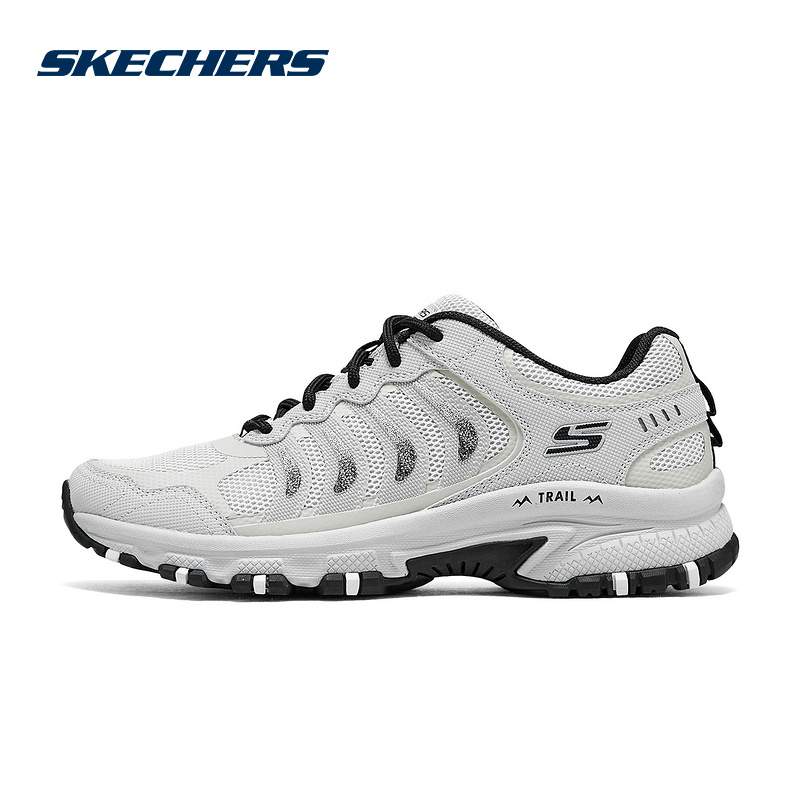 SKECHERS斯凯奇夏季女户外徒步鞋耐磨缓震运动休闲鞋 180069-GYBK
