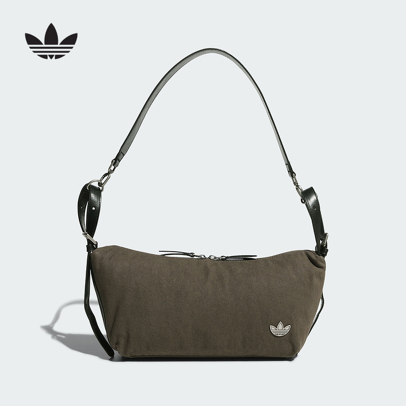 adidas阿迪达斯三叶草双向拉链腋下包女挎包单肩包秋冬新款KT0864