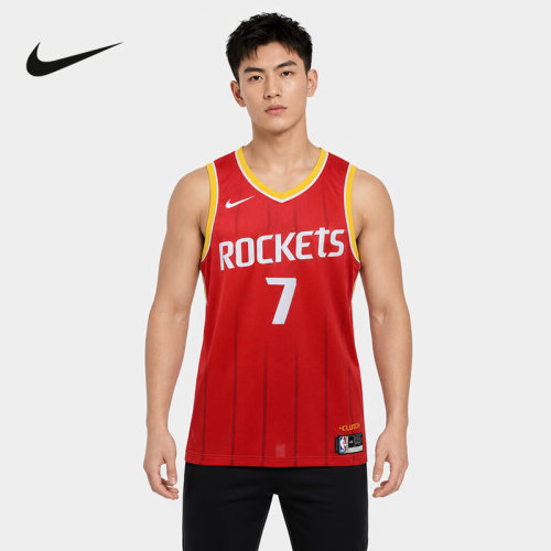 NIKE耐克杜兰特球衣火箭队26-27篮球背心秋季新款男子II4511-657