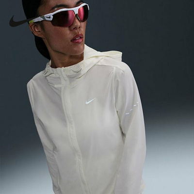 Nike耐克2025夏女子梭织夹克拒水可收纳跑步夹克防晒衣HQ0651-133