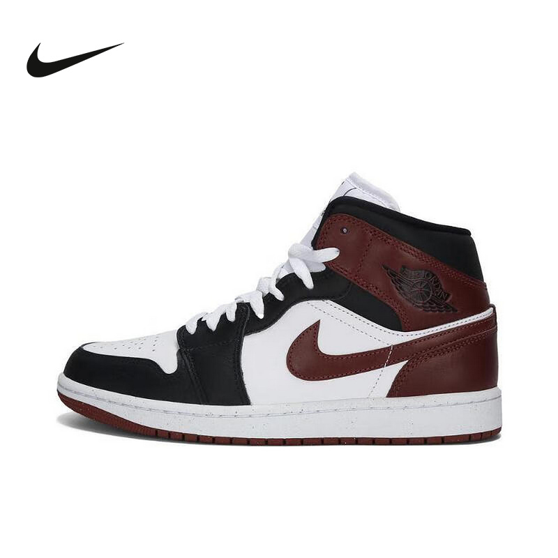 Nike耐克男鞋2025春季AIR JORDAN 1 AJ1中帮篮球鞋板鞋HF3216-102