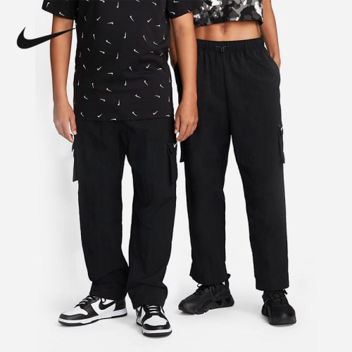 nike耐克梭织长裤女装2023春季新款时尚百搭运动长裤DO7210-010