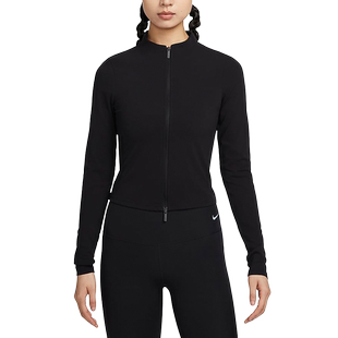 nike耐克女新款瑜伽健身透气紧身速干立领运动夹克外套FV7424-010