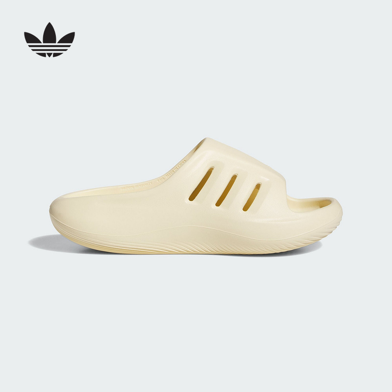 adidas阿迪达斯凉鞋2025夏ADIFOM IIINFINITY男女一字拖鞋 JH8019