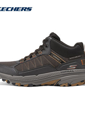 Skechers斯凯奇2025冬男鞋缓震耐磨运动中帮休闲鞋 220759C-BKCC