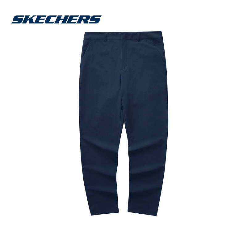 SKECHERS斯凯奇秋季男子休闲运动百搭舒适梭织长裤 L324M082-002Z
