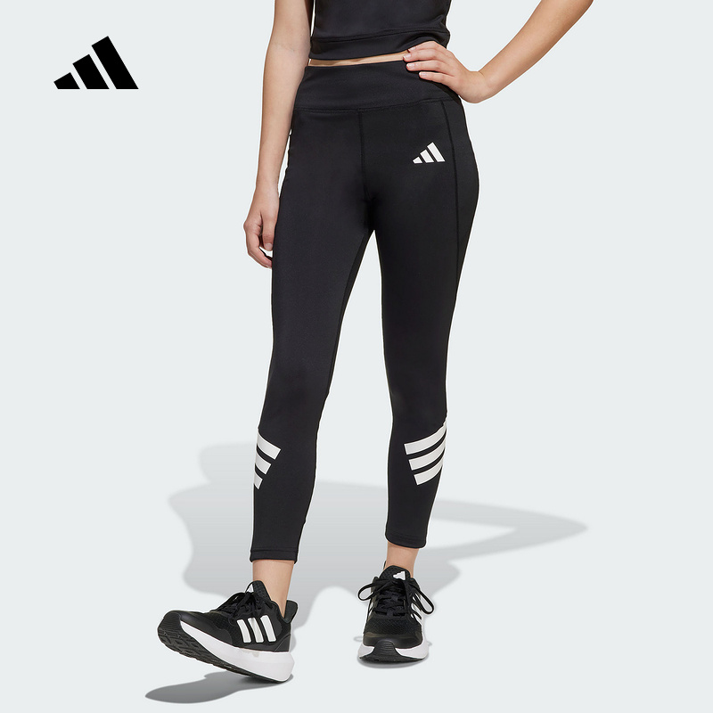 adidas阿迪达斯CLIMACOOL清风科技女大童紧身裤运动休闲裤JJ1000