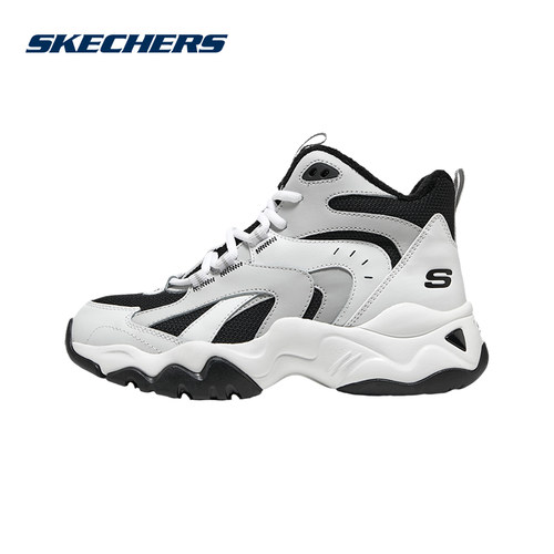 SKECHERS斯凯奇D'LITES系列女子时尚百搭绑带运动鞋168014/WBK
