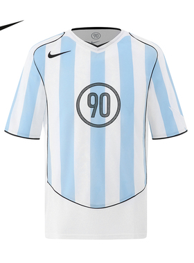 Nike耐克Total90夏男子训练速干透气休闲短袖足球球衣IB4215-422