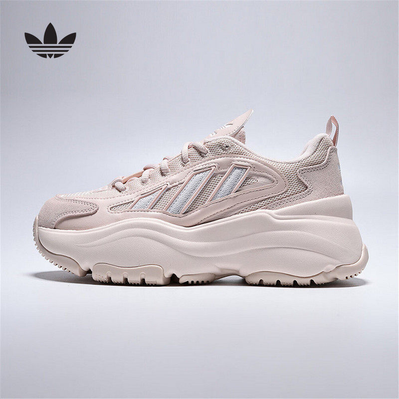 adidas阿迪达斯三叶草厚底老爹鞋夏季女OZGAIA显高休闲鞋