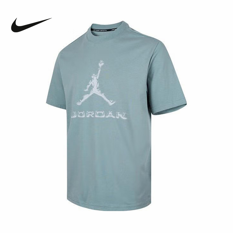 Nike耐克男短袖夏Jordan飞人印花宽松透气篮球运动T恤HQ9092-041