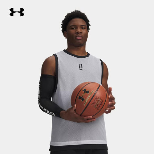 UA安德玛春夏新款男子Hoops 695轻质训练篮球运动背心6012824-100