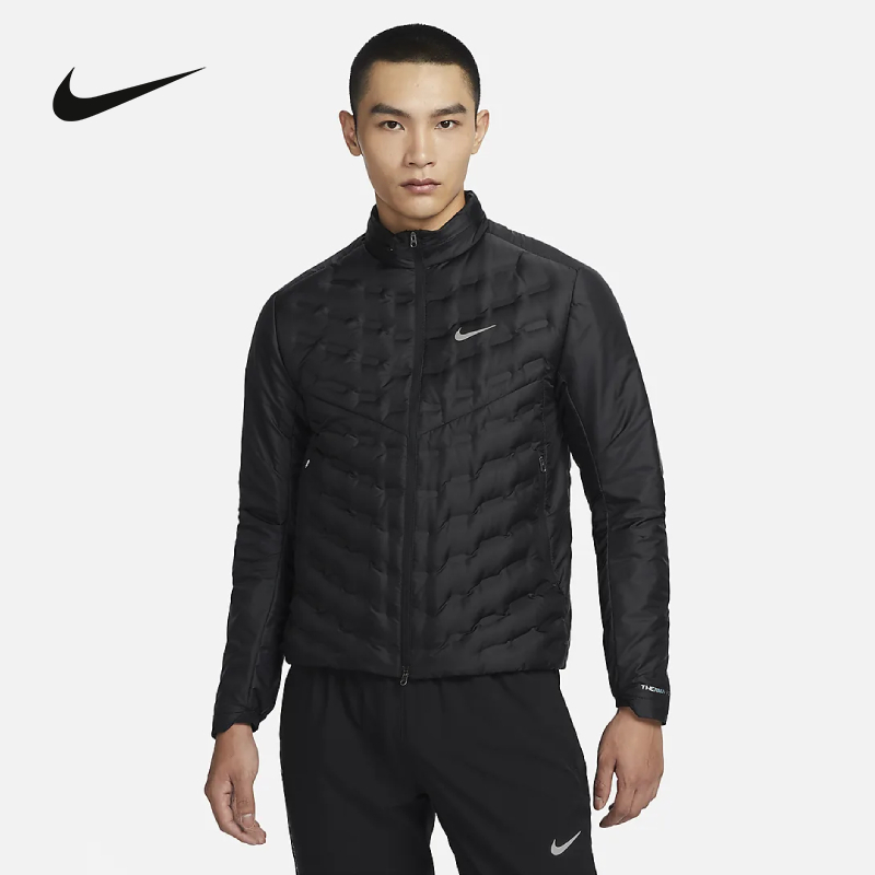 Nike耐克轻薄羽绒服男23冬季新款保暖防风运动夹克外套FB7557-010-封面