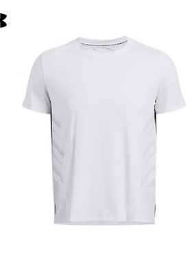 UA安德玛Iso-Chill男子透气舒适运动跑步健身短袖T恤 1376518-103