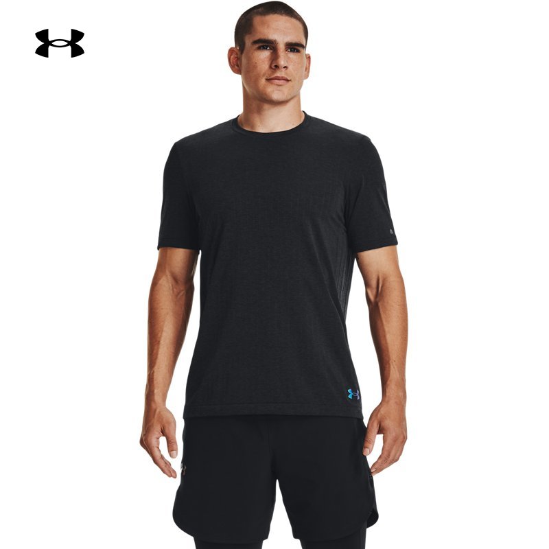 安德玛UA男子短袖夏季新款RUSH Seamless运动健身T恤1373724