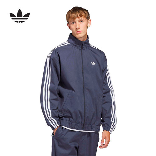 adidas阿迪达斯三叶草三条纹经典夹克春TRACK TOP梭织外套 KS8221