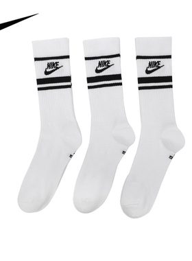 耐克男袜女袜DRI-FIT速干针织耐穿袜舒适中筒运动袜3双DX5089-103