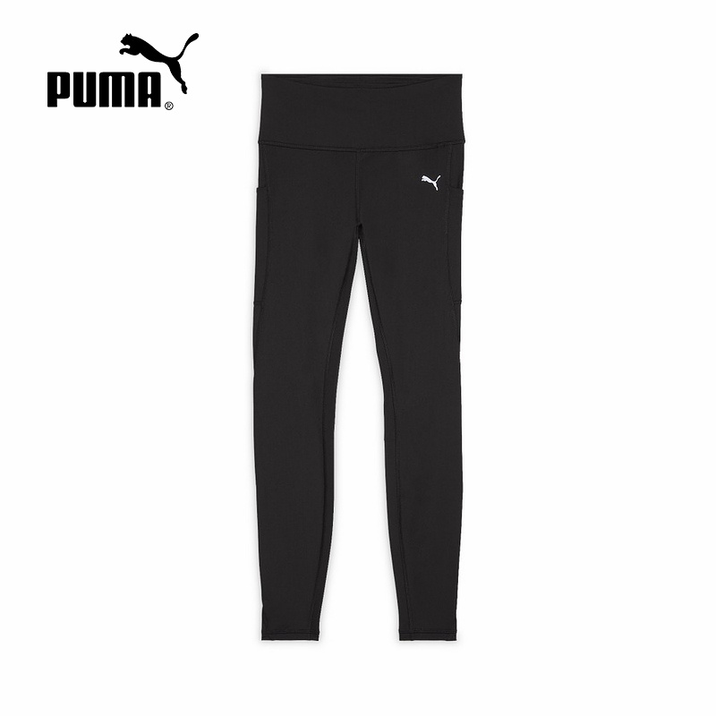 PUMA彪马冬季女裤拒寒保暖运动针织加绒跑步瑜伽紧身裤527521-01