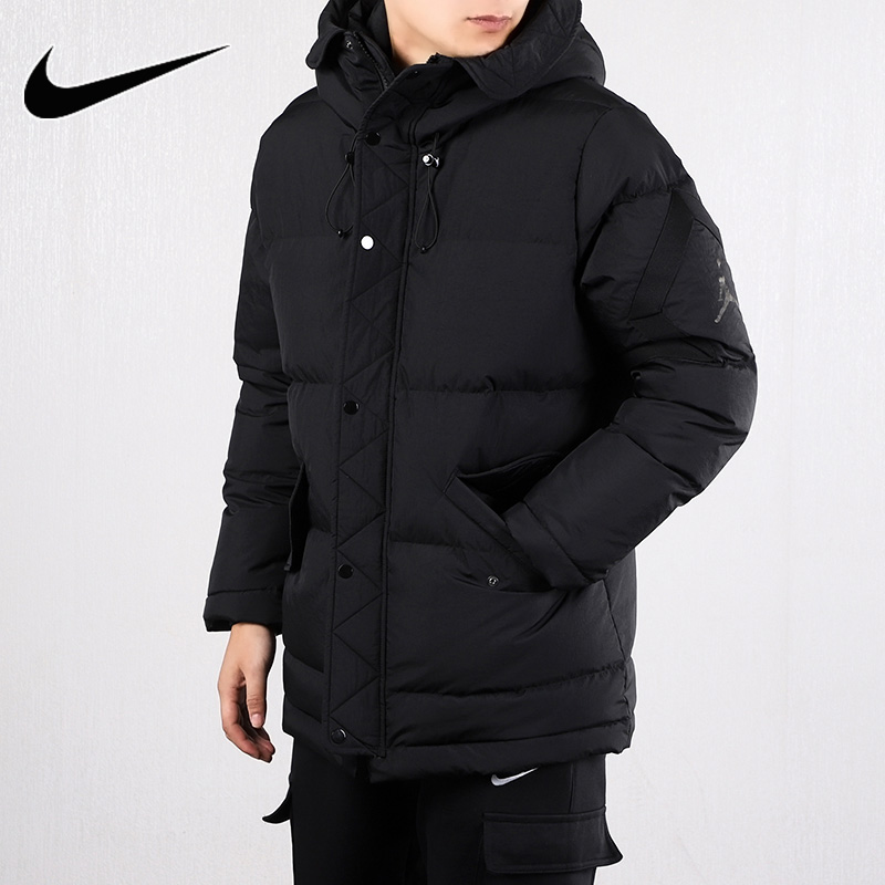 NIKE耐克外套男2021冬季新款运动服防风保暖连帽羽绒服BQ4