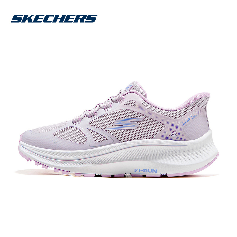 Skechers斯凯奇新款闪穿鞋女童轻量舒适跑步鞋运动鞋303985L-LAV