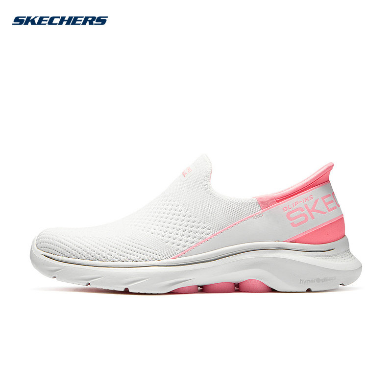 SKECHERS斯凯奇夏季女子缓震舒适透气闪穿百搭休闲鞋125231/WPK